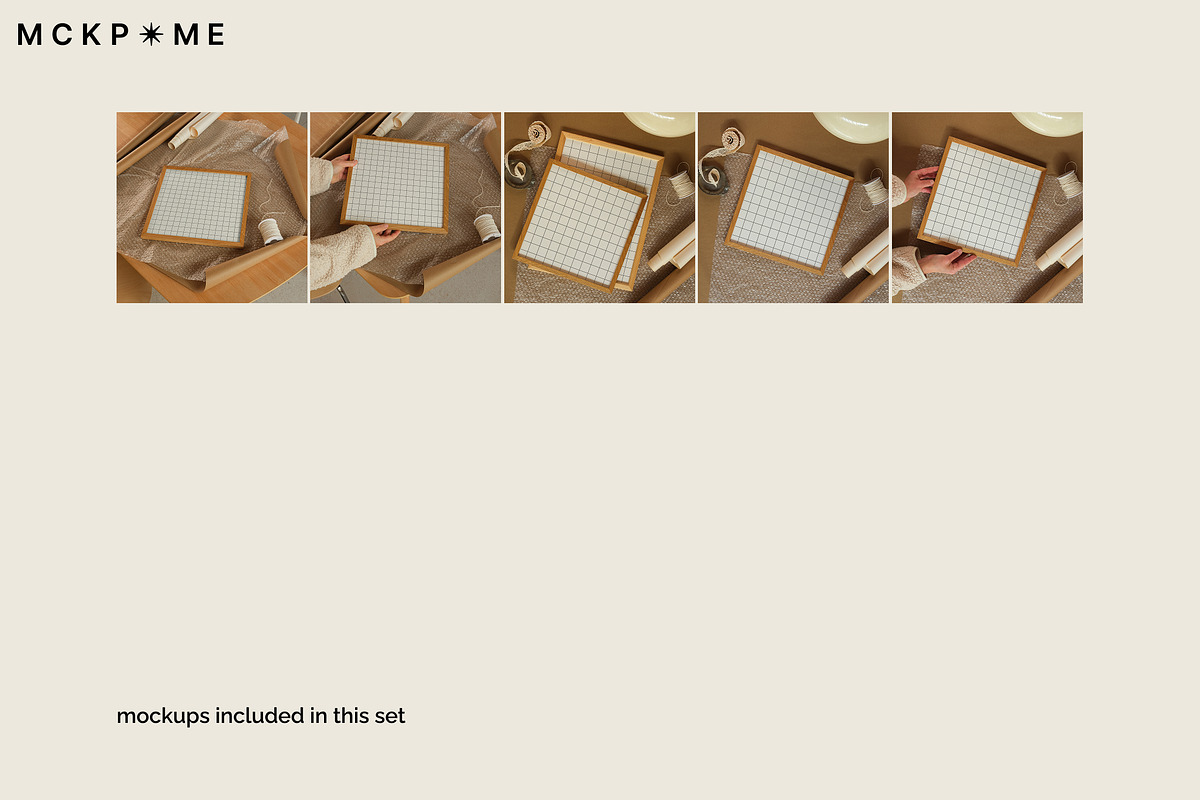 Framed Art (Square): PSD mockup set, a Merchandise Mockup by MCKP*ME (Photo 2 of 9)