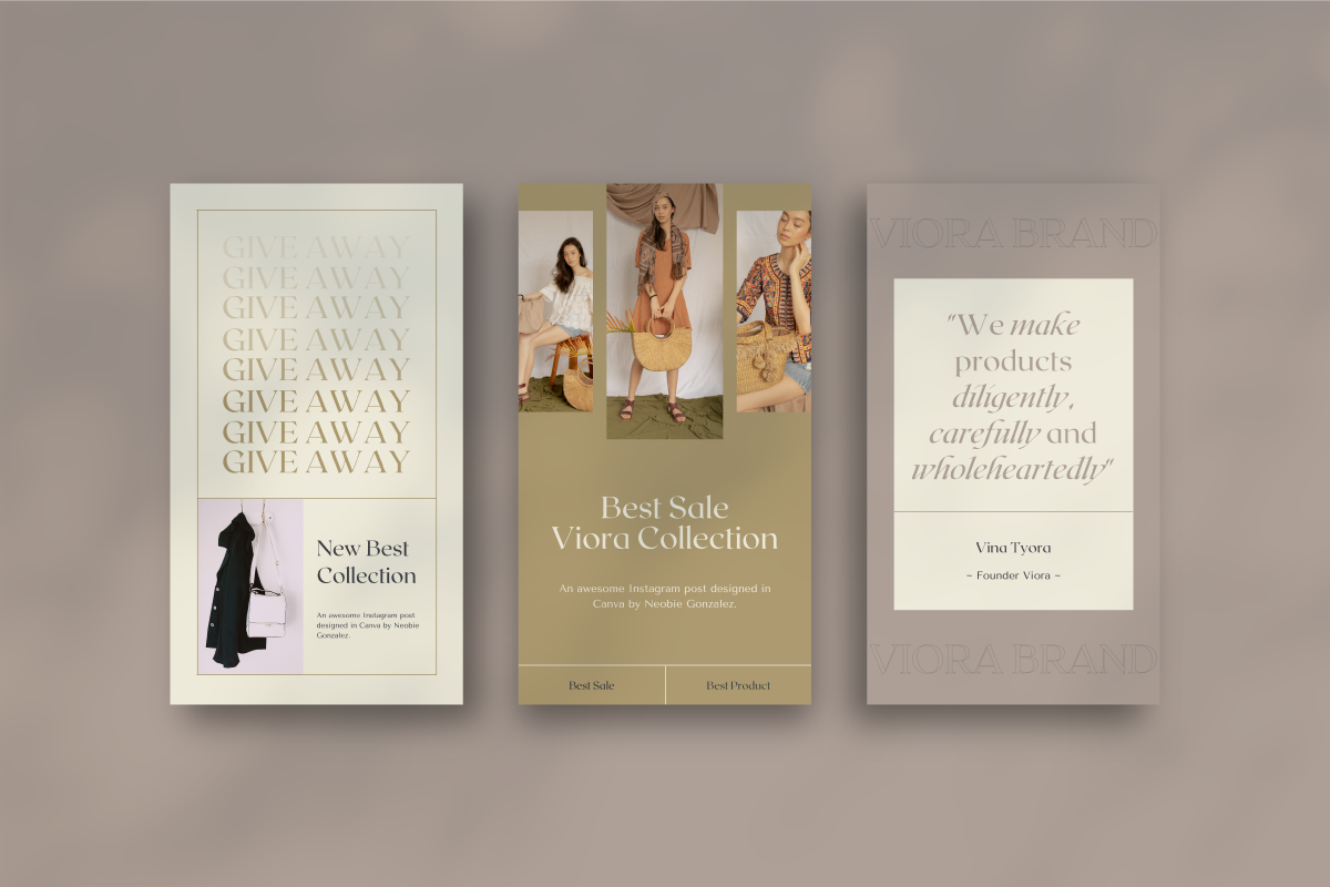 Viora - Canva Instagram Template, a Social Media Template by Inkofert (Photo 8 of 12)