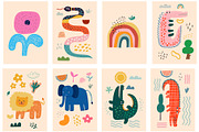 Cute baby crocodiles illustrations, an Animal Illustration by MoleskoStudio (Thumbnail 16 of 23)