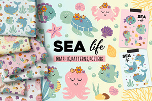 Cute Sea Life Collection