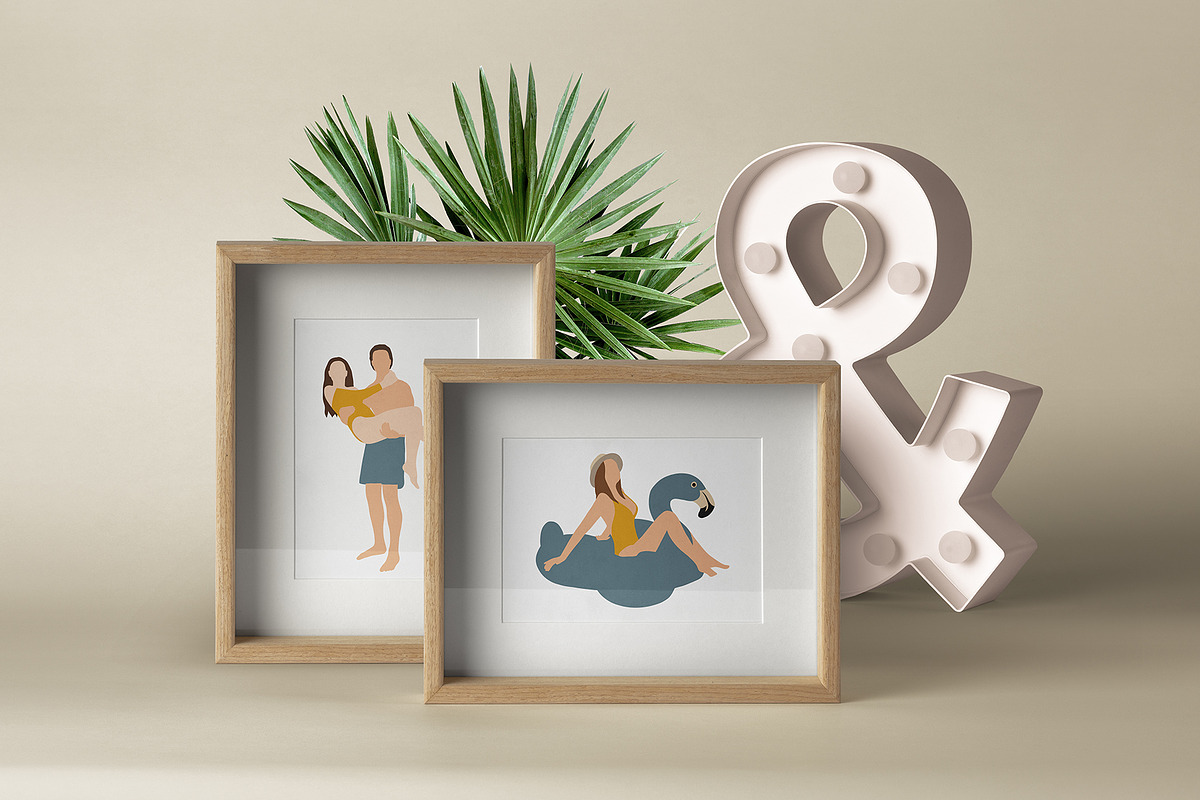 Beach activities & resting people, a Person Illustration by ApetekMarket (Photo 5 of 9)