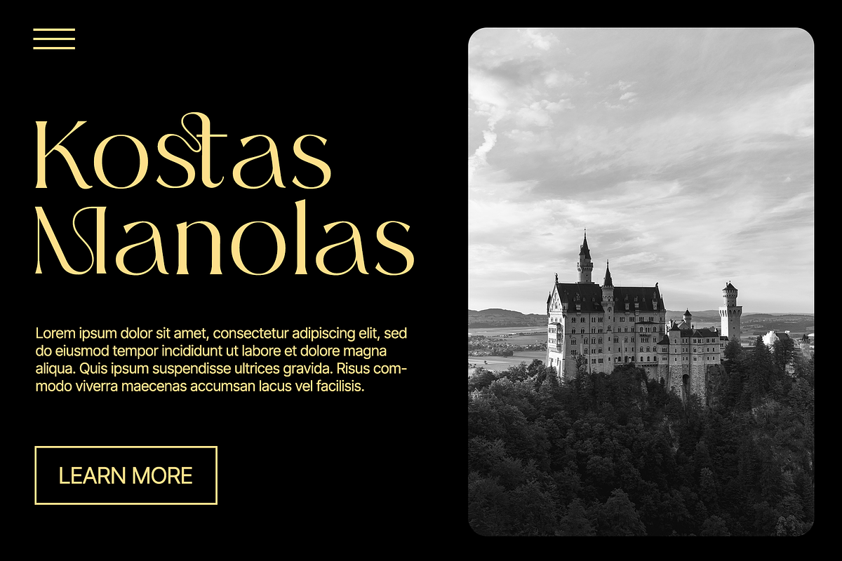 Hastina - Elegant Serif Font, a Serif Font by Migunani Studio (Photo 3 of 10)