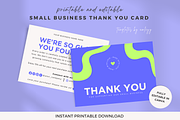 Cute Thank You Card Small Business, a Card Template by Elegant_Studio44 (Thumbnail 2 of 5)