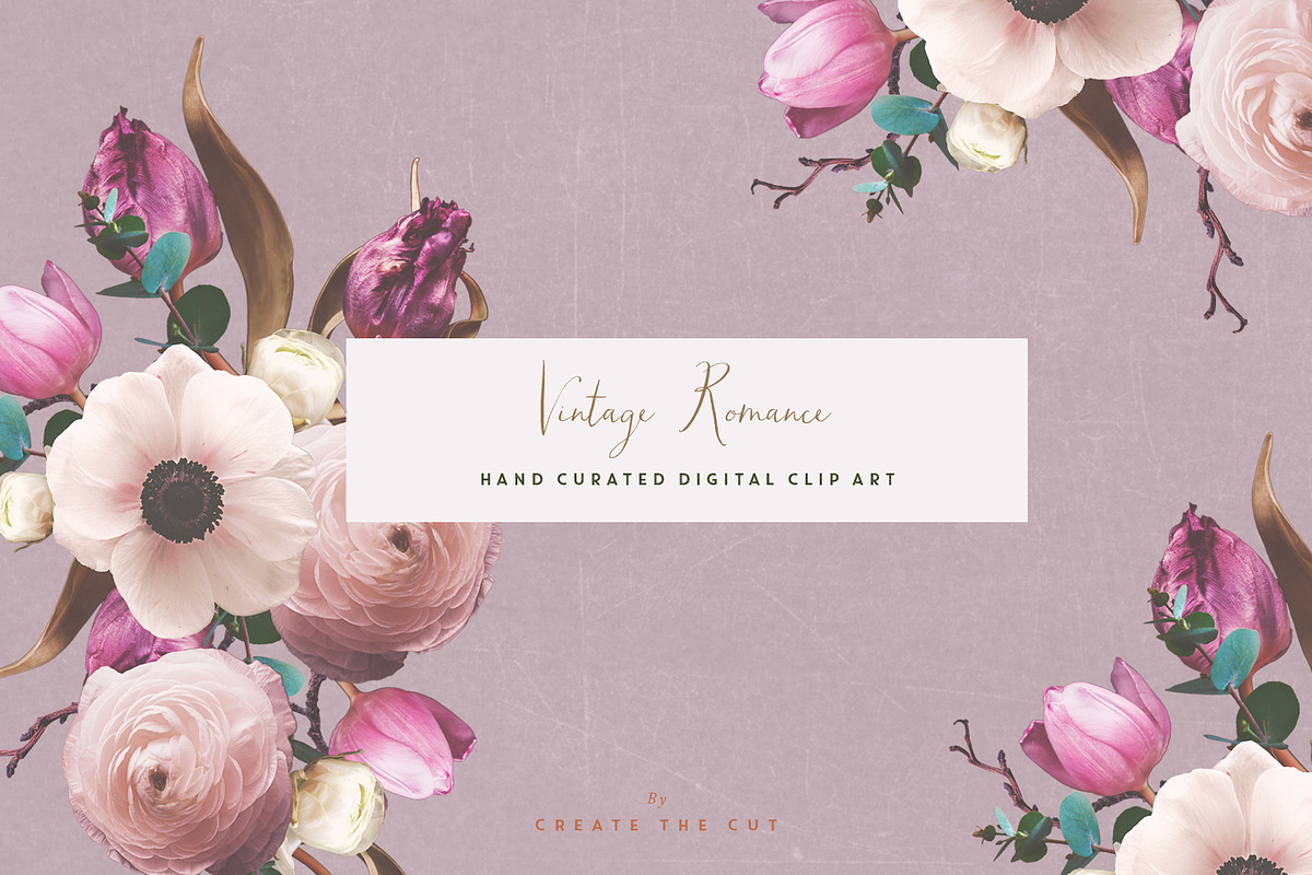 Digital Floristry - Vintage Romance, an Illustration by Create The Cut (Photo 3 of 5)