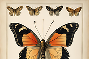 Vintage Butterflies, an Animal Illustration by Karliefie (Thumbnail 2 of 5)