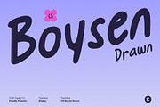 CS Boysen Drawn, a Handwritten Font by Craft Supply Co. (Thumbnail 1 of 8)