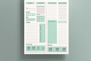 Minimal Daily Planner Template, a Stationery Template by MightyDesign (Thumbnail 3 of 8)