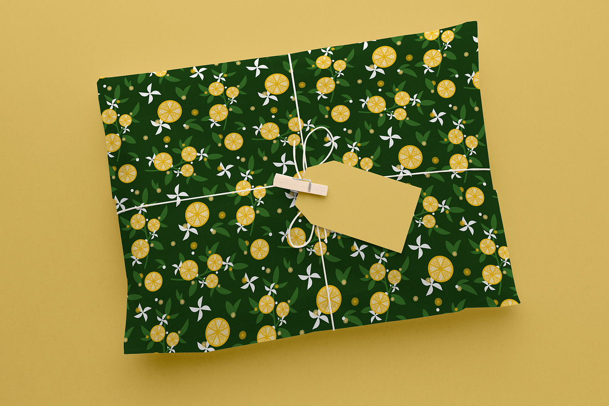 Lime Pattern (Citrus Grove), a Background Graphic by Lane Martin Design (Photo 2 of 3)