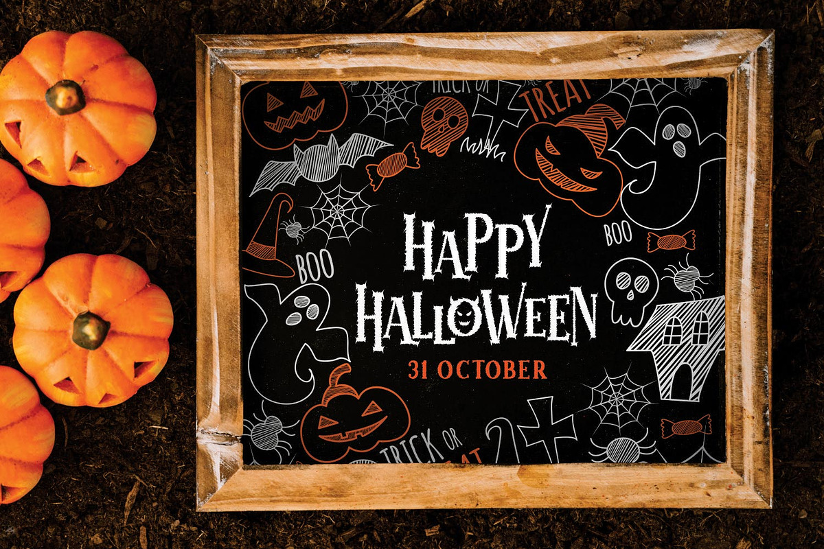 Monster Halloween, a Symbol Font by Mozatype (Photo 11 of 13)
