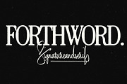 Forthword Signature & Serif, a Serif Font by The Branded Quotes (Thumbnail 1 of 11)