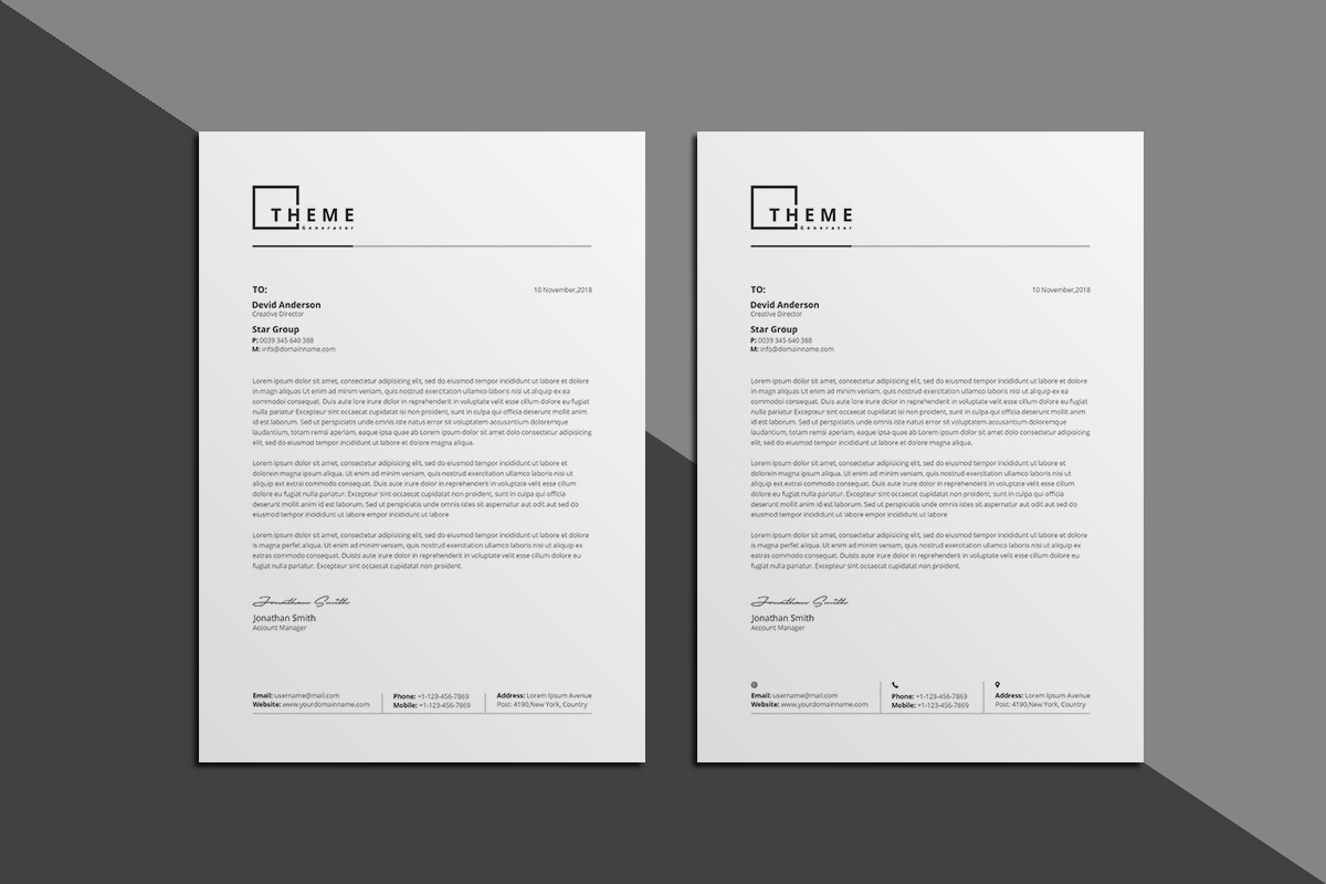 Letterhead, a Stationery Template by deviserpark (Photo 4 of 7)