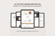 Systeme.io Fawn Minimal Funnel, a Landing Page Template by Hayley's Digital Hub (Thumbnail 7 of 10)