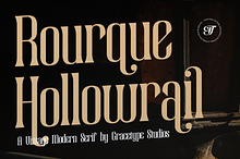 Rourque Hollowrail Vintage Serif