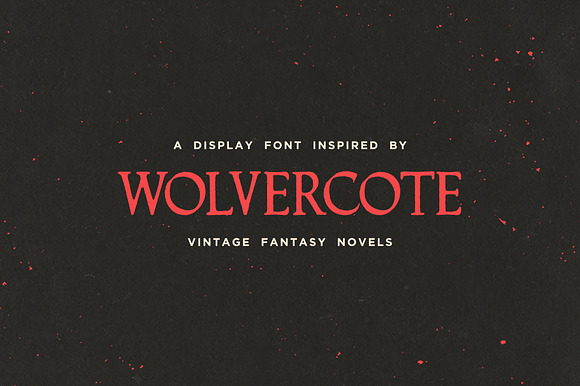 Wolvercote - A Fantasy Display Font preview 7