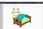 Funny Household Kawaii Cat Clipart, an Animal Illustration by ARTify Illustrations (Thumbnail 8 of 9)