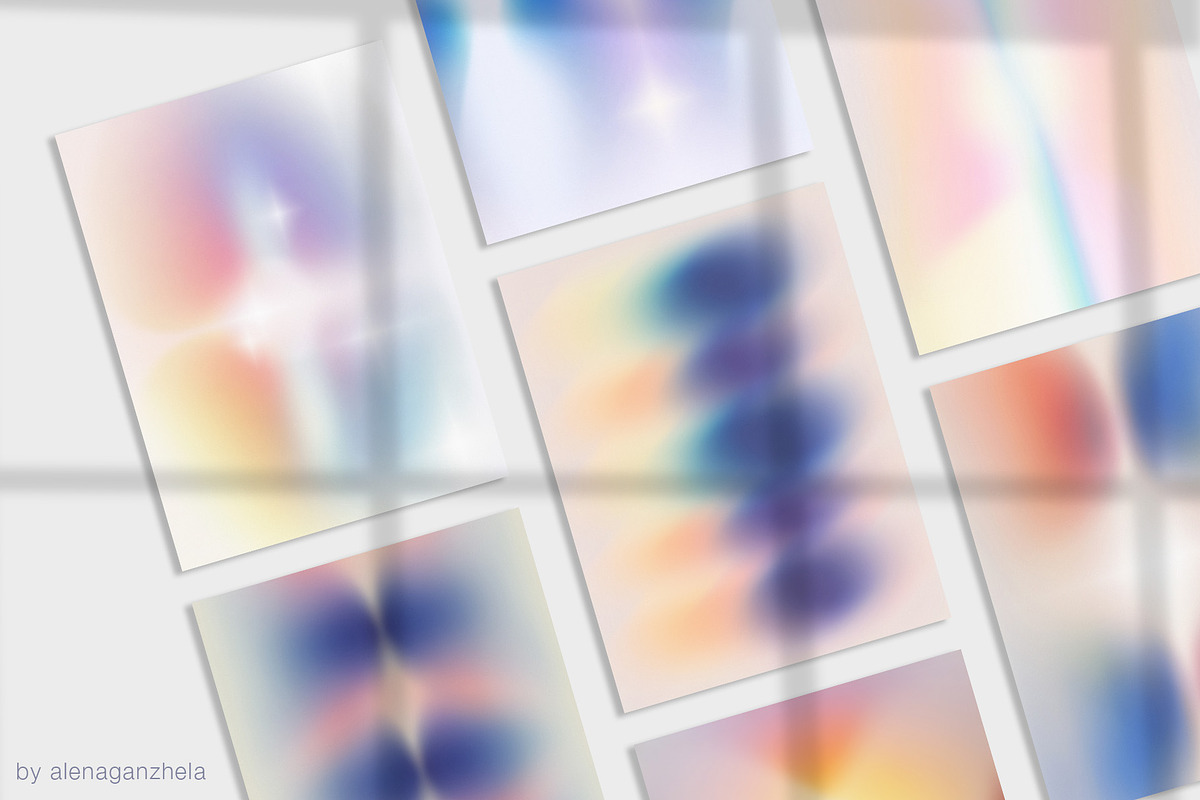 Modern Bright Gradient textures, a Background Graphic by alenaganzhela (Photo 2 of 9)