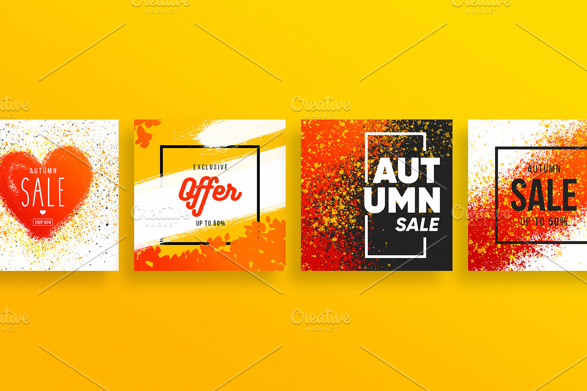 Autumn Sale Bundle [Instagram], a Social Media Template by CONECT Market (Photo 4 of 4)