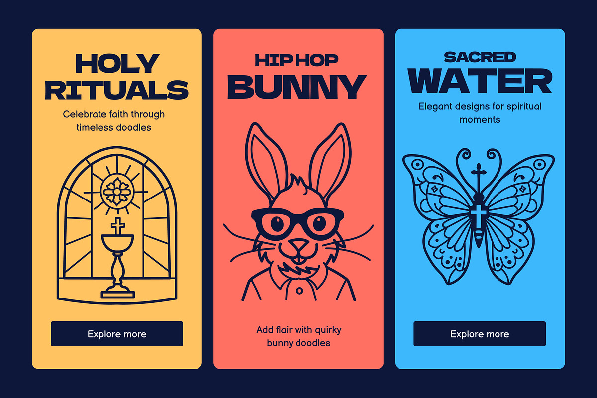 Animated Easter Doodles Icons Pack, an Object Graphic by Brickclay (Photo 3 of 7)