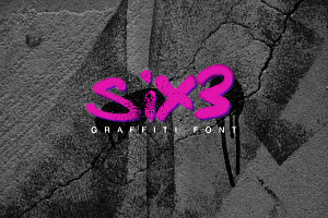 Six3 Graffiti Urban Tag Hip Hop Font