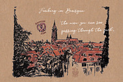 Schwarzwald Liebe - Travel Sketches, a Food Illustration by Andrea Tardivo (Thumbnail 5 of 8)