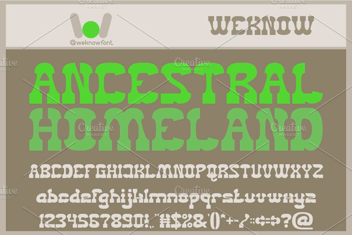 Native Speaker font, a Font by weknow (Photo 5 of 5)