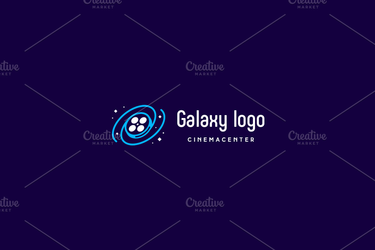 Galaxy Cinema/movie theater logo, a Branding & Logo Template by Dima&Leta Stolz (Photo 4 of 7)