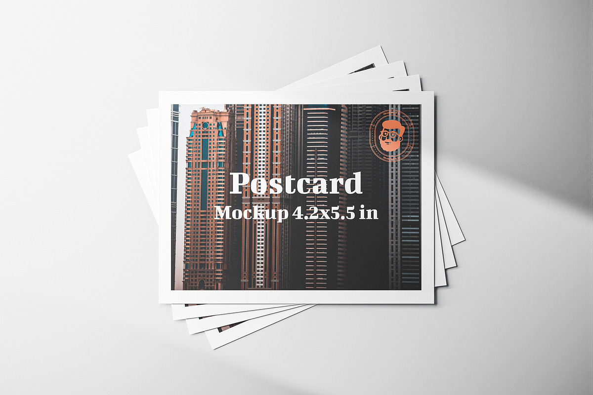Postcard Mockup, a Card Template by Designer Dude