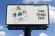 Outdoor Billboard Mockup Template, an Advertising Mockup by PaperMoon (Thumbnail 1 of 4)