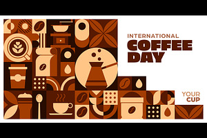 International coffee day banner