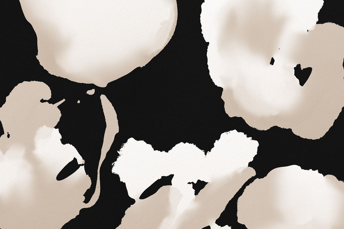 Beige and White Watercolour Clip Art, a Decorative Illustration by Pixafied (Photo 2 of 4)