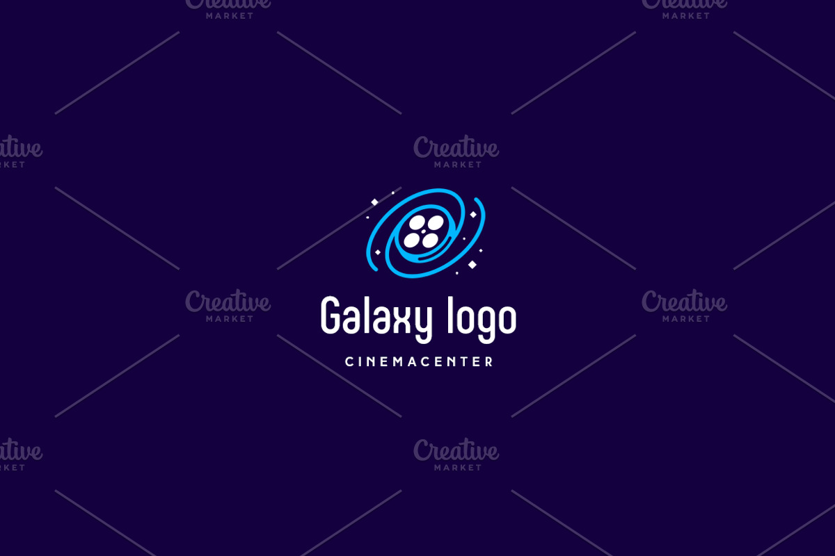Galaxy Cinema/movie theater logo, a Branding & Logo Template by Dima&Leta Stolz (Photo 5 of 7)