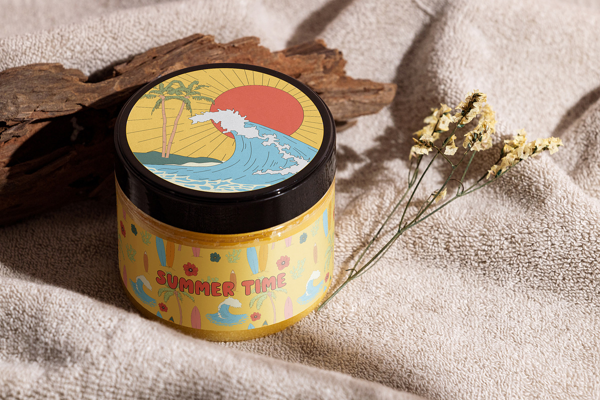 Retro Summer Time Creator, an Object Graphic by Polli Deeva (Photo 11 of 13)