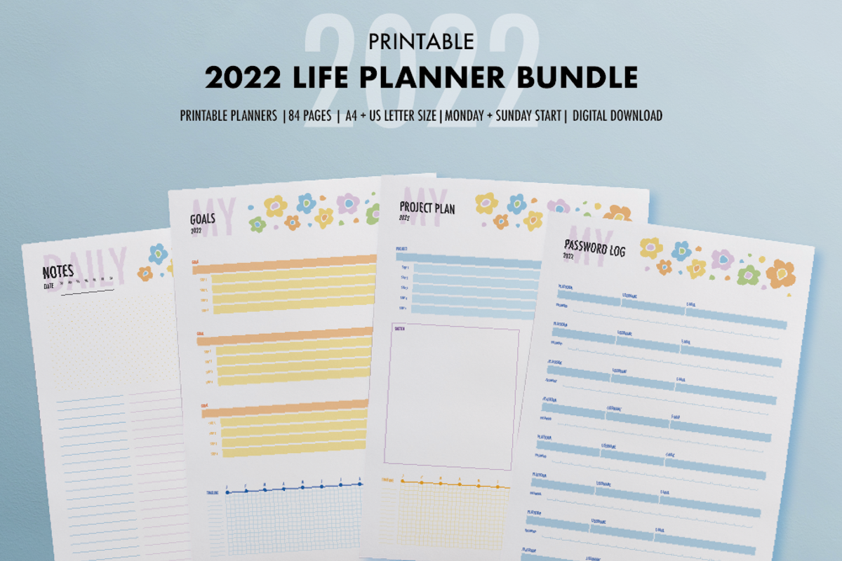 Life Planner Bundle 2022, a Templates & Theme by SizenS (Photo 5 of 5)