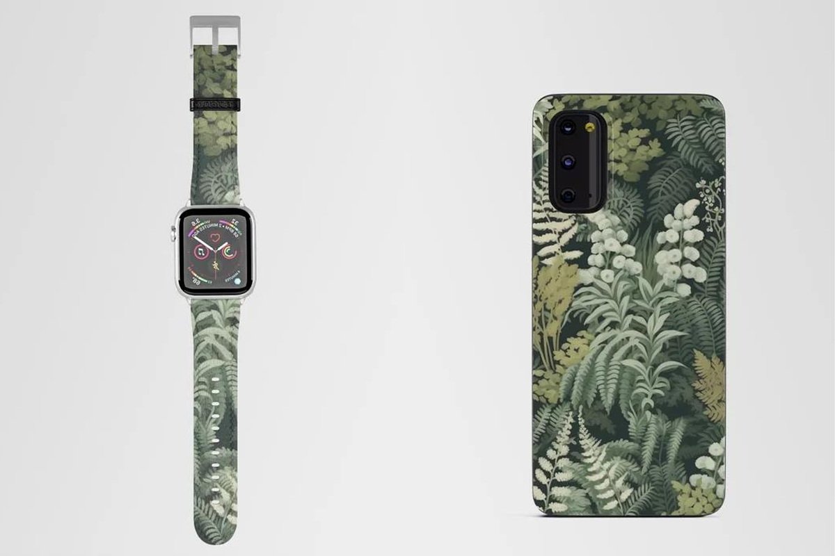 Botanical Ferns Seamless Pattern, a Pattern Graphic by Pattern Pulse (Photo 3 of 6)