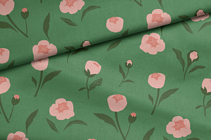 Spring Seamless Patterns & Elements