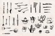 Kitchen Tools Engravings, an Object Graphic by Graphic Goods (Thumbnail 4 of 6)