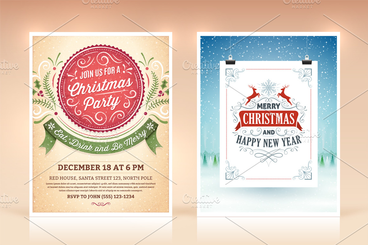Christmas Bundle, a Decorative Illustration by Mera Pixels (Photo 8 of 10)