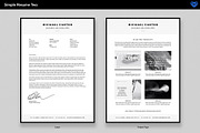 Simple Resume 2, a Resume Template by ikono.me (Thumbnail 5 of 6)