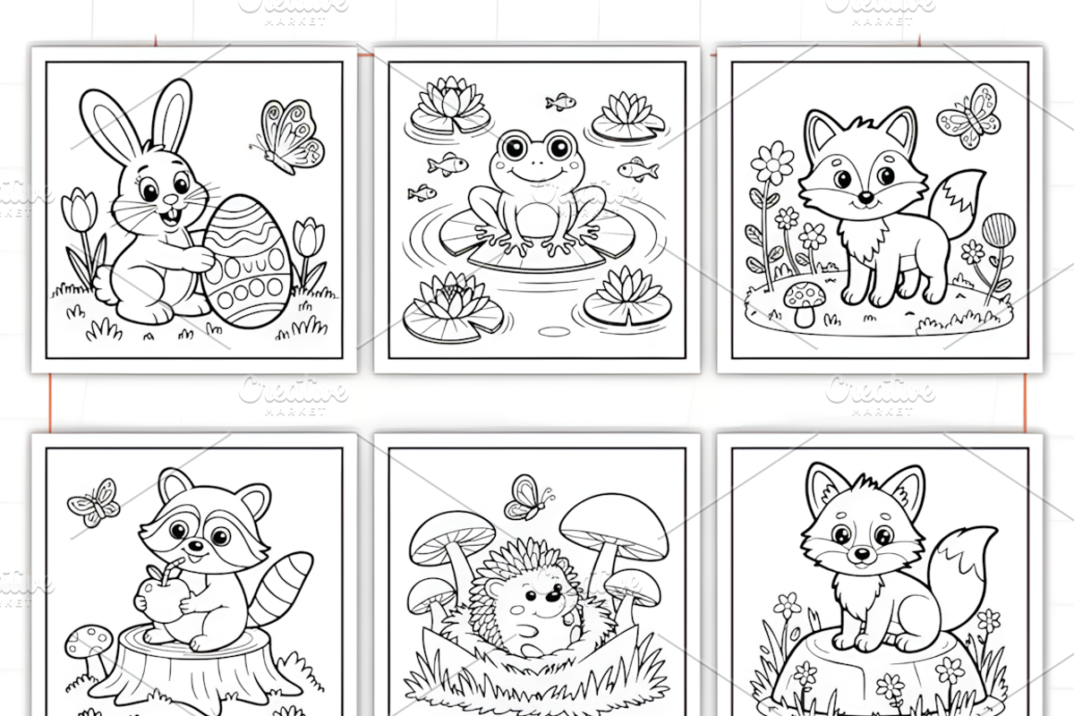 Relaxation Coloring Pages Bold &Easy, a Decorative Illustration by Coco Bloom (Photo 3 of 3)