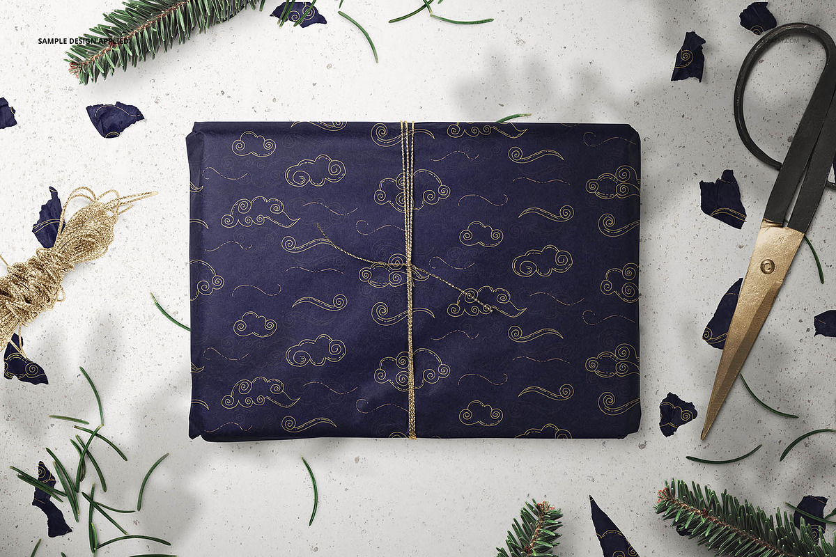 Gifts Wrapping Tissue Paper Mockup, a Packaging Mockup by creatsy5 (Photo 13 of 24)