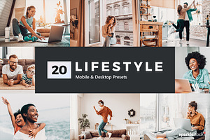 20 Lifestyle Lightroom Presets LUTs