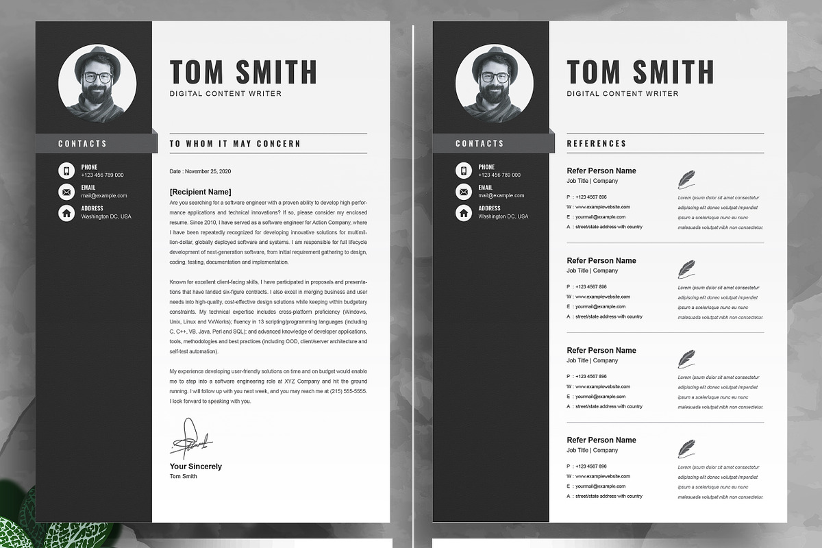 JOB WINNING RESUME - 50 TEMPLATES, a Resume Template by ResumeInventor (Photo 76 of 184)