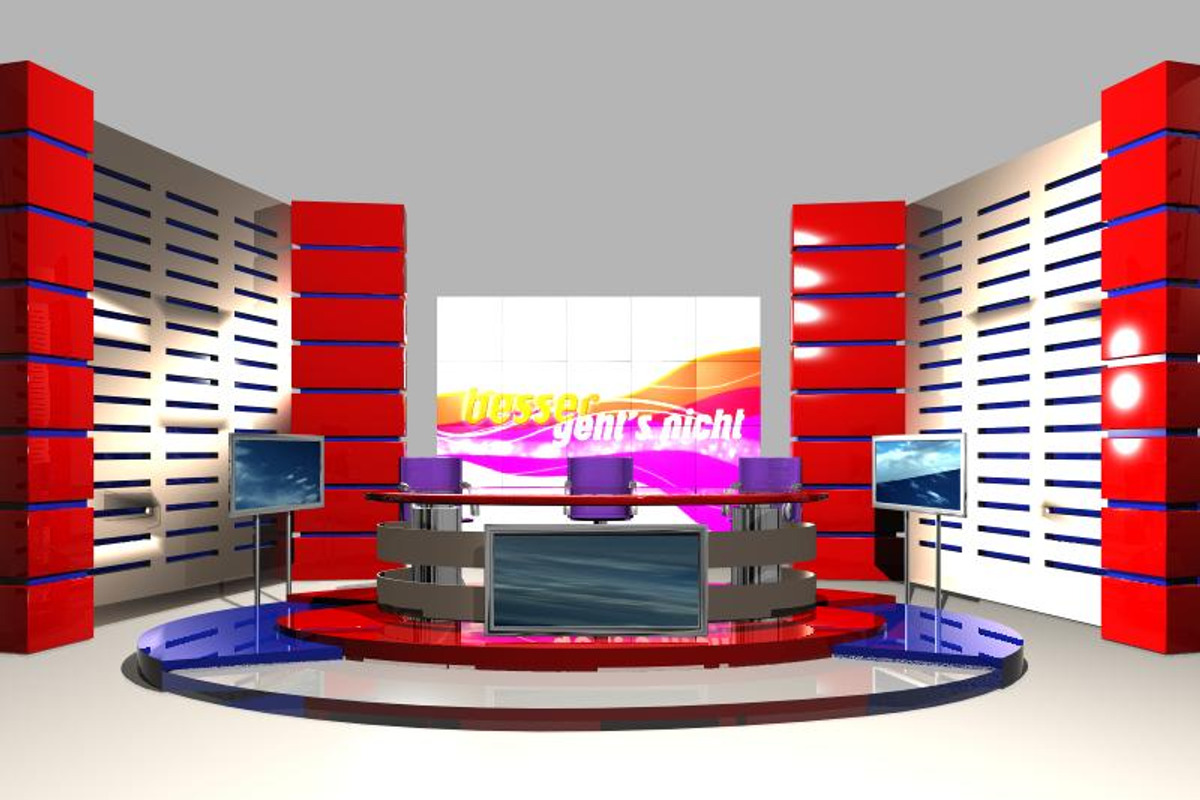 TV News Studio 004, a Furniture 3D Model by akerStudio (Photo 5 of 5)
