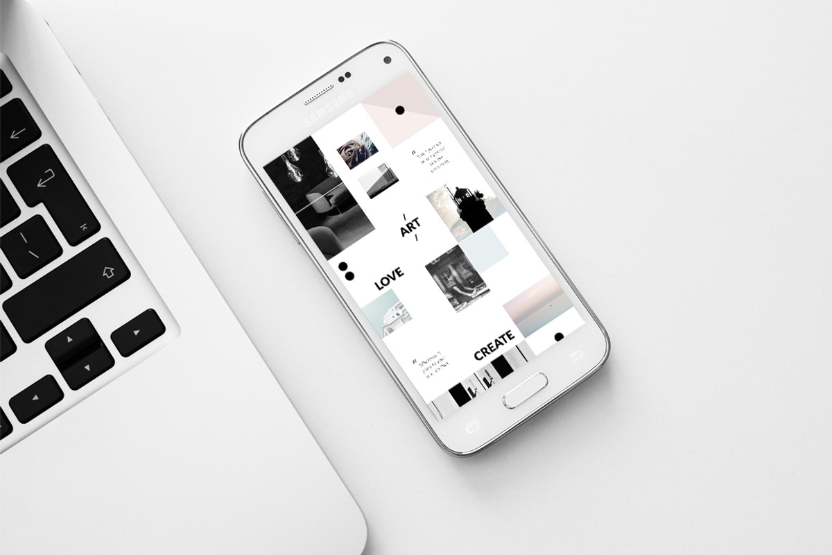 Instagram PUZZLE template - Minimal, a Social Media Template by CreativeFolks (Photo 3 of 6)
