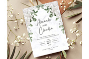 Invitation 5x7 Card Mockup Bundle, an Invitation Template by DaisyStudio (Thumbnail 11 of 13)