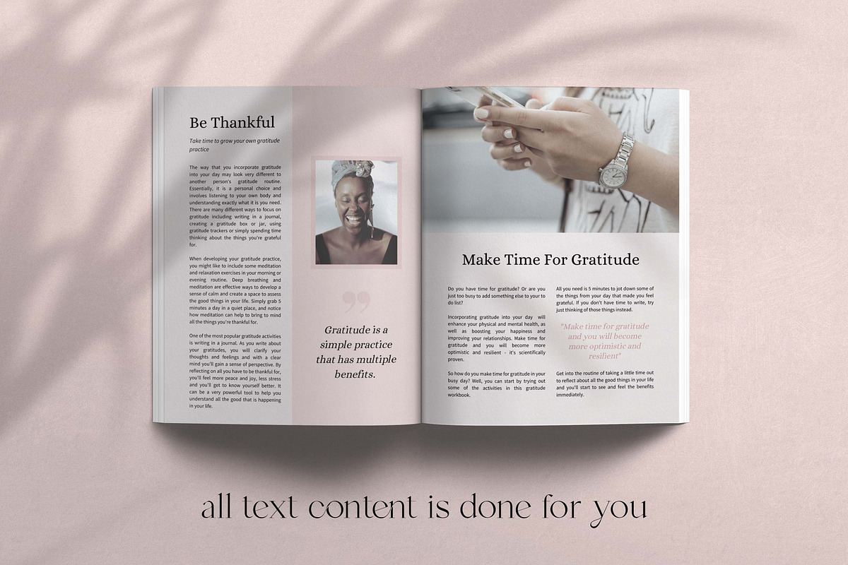 Gratitude Course Creator Canva, a Templates & Theme by Miri Campbell (Photo 9 of 15)
