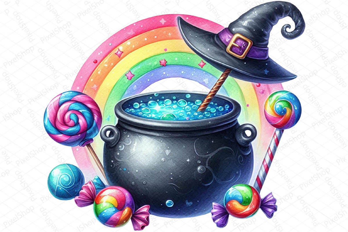 Cute Halloween Clipart, an Illustration by DreamPrint404 (Photo 3 of 5)