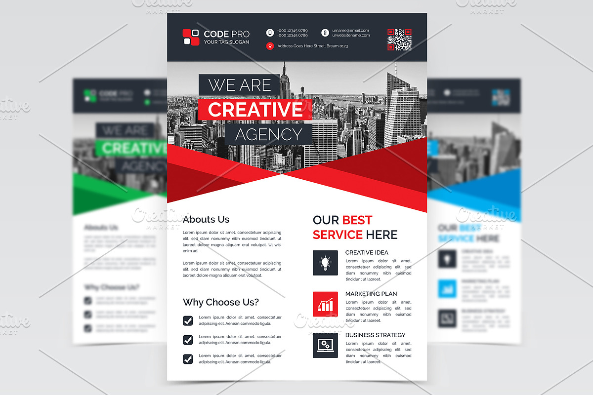 Flyers, a Flyer Template by pixelworkz (Photo 1 of 6)