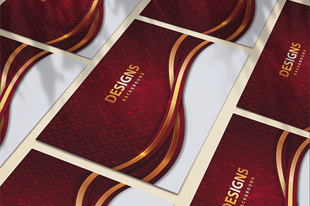 Luxury Gold Flow background board, a Poster Template by Lucky Creative