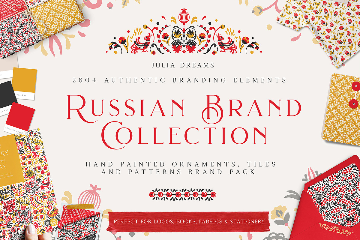 Russian Brand Collection, a Pattern Graphic by Julia Dreams (Photo 1 of 11)